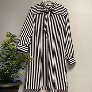 LOFT Striped Shift Dress